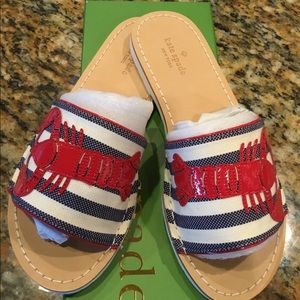 Kate Spade Ivonne Lobster (or crawfish 😉) slides.